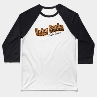 Outer Banks Travel Postcard Baseball T-Shirt